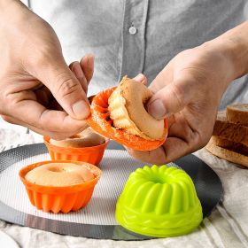 12pcs/Set, Silicone Baking Cups, Reusable Cupcake Liners, Home Cake Molds, Standard Size Muffin Liners, Dishwasher Safe, Baking Tools, Kitchen Ga
